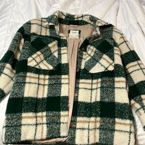 Abercrombie cozy shacket